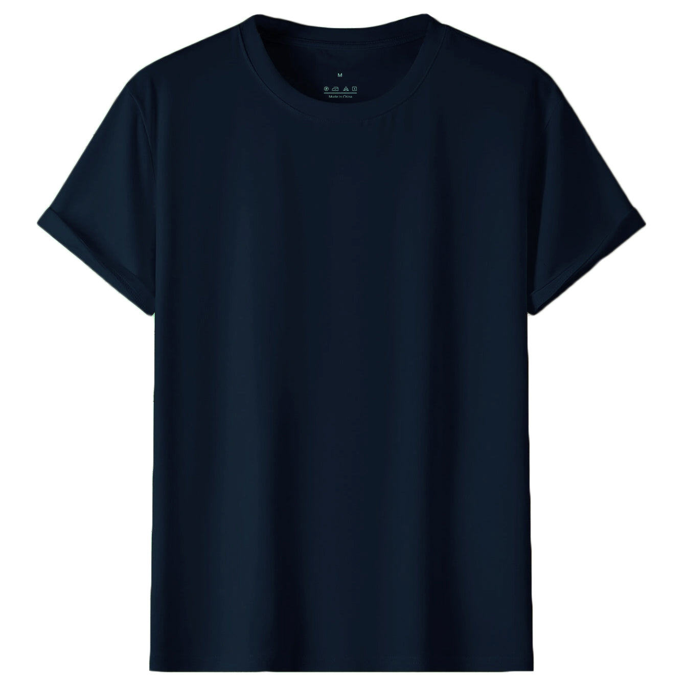 Adult 100% Cotton T - Shirt Unisex Men's Basic Plain Blank Crew Tee Tops