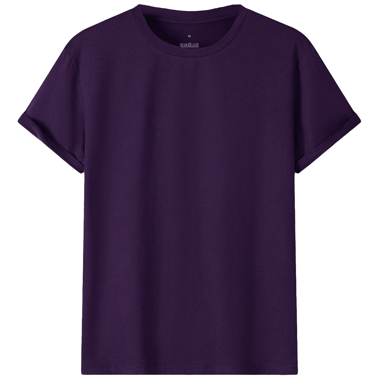 Adult 100% Cotton T - Shirt Unisex Men's Basic Plain Blank Crew Tee Tops
