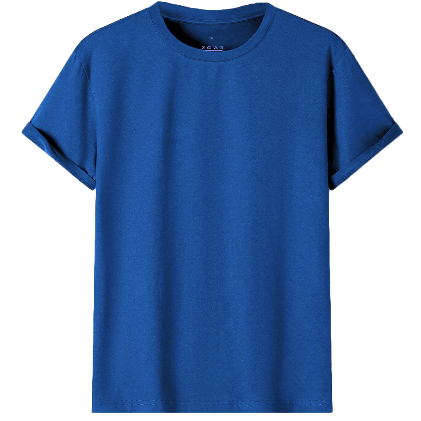 Adult 100% Cotton T - Shirt Unisex Men's Basic Plain Blank Crew Tee Tops