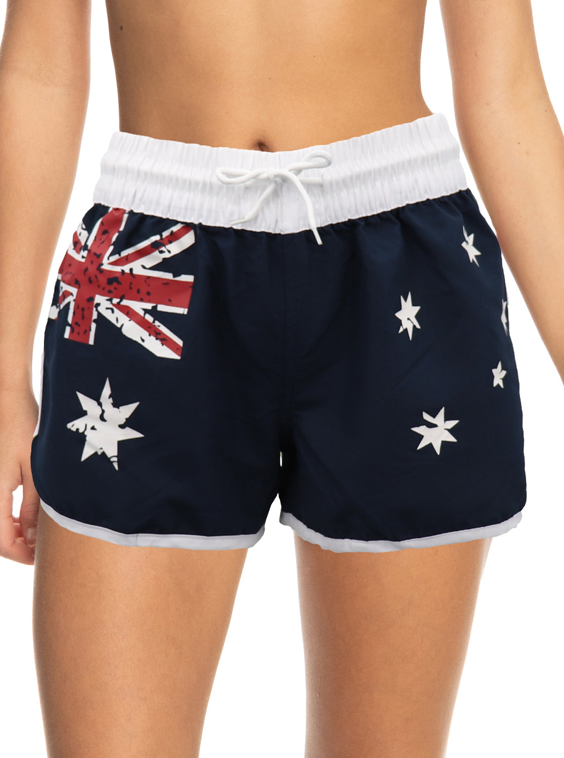 Ladies' Women's Board Shorts Australian Day Flag Gym Beach Aussie Swim