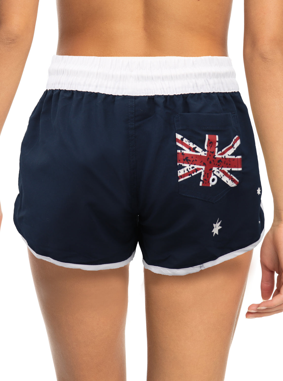 Ladies' Women's Board Shorts Australian Day Flag Gym Beach Aussie Swim