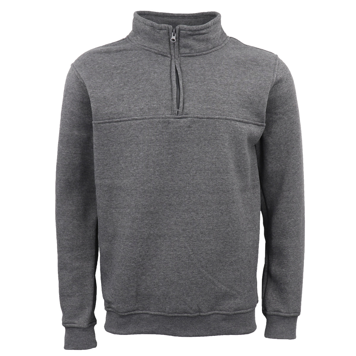 Men's Unisex Adult Half - Zip Fleece Jumper Pullover Stand Collar Jacket