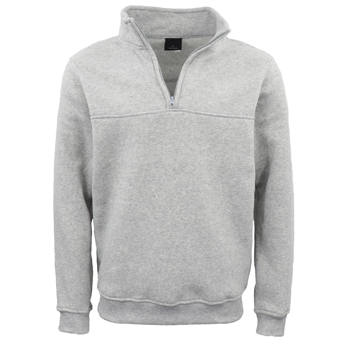 Men's Unisex Adult Half - Zip Fleece Jumper Pullover Stand Collar Jacket