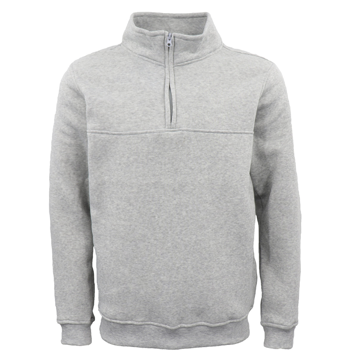 Men's Unisex Adult Half - Zip Fleece Jumper Pullover Stand Collar Jacket