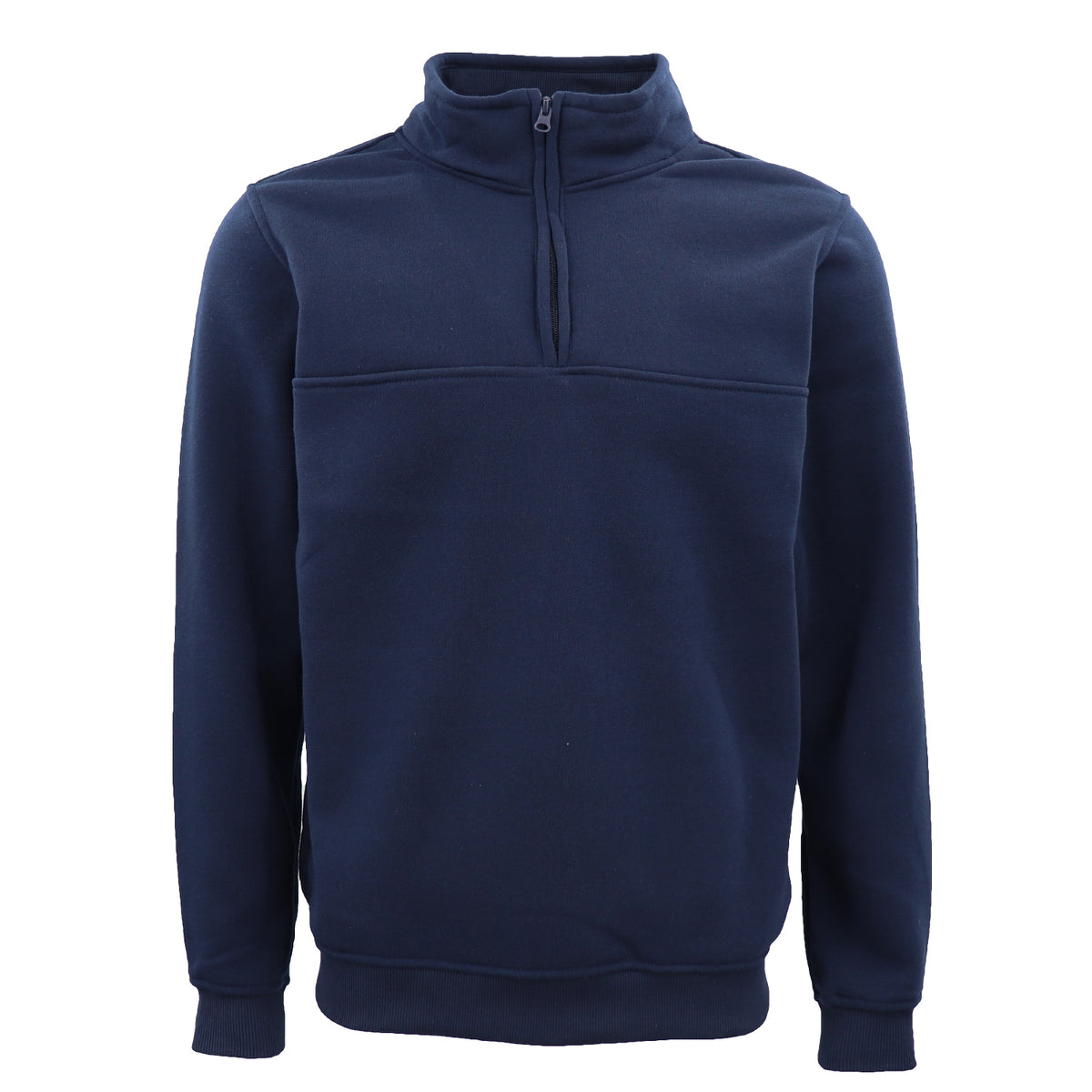 Men's Unisex Adult Half - Zip Fleece Jumper Pullover Stand Collar Jacket