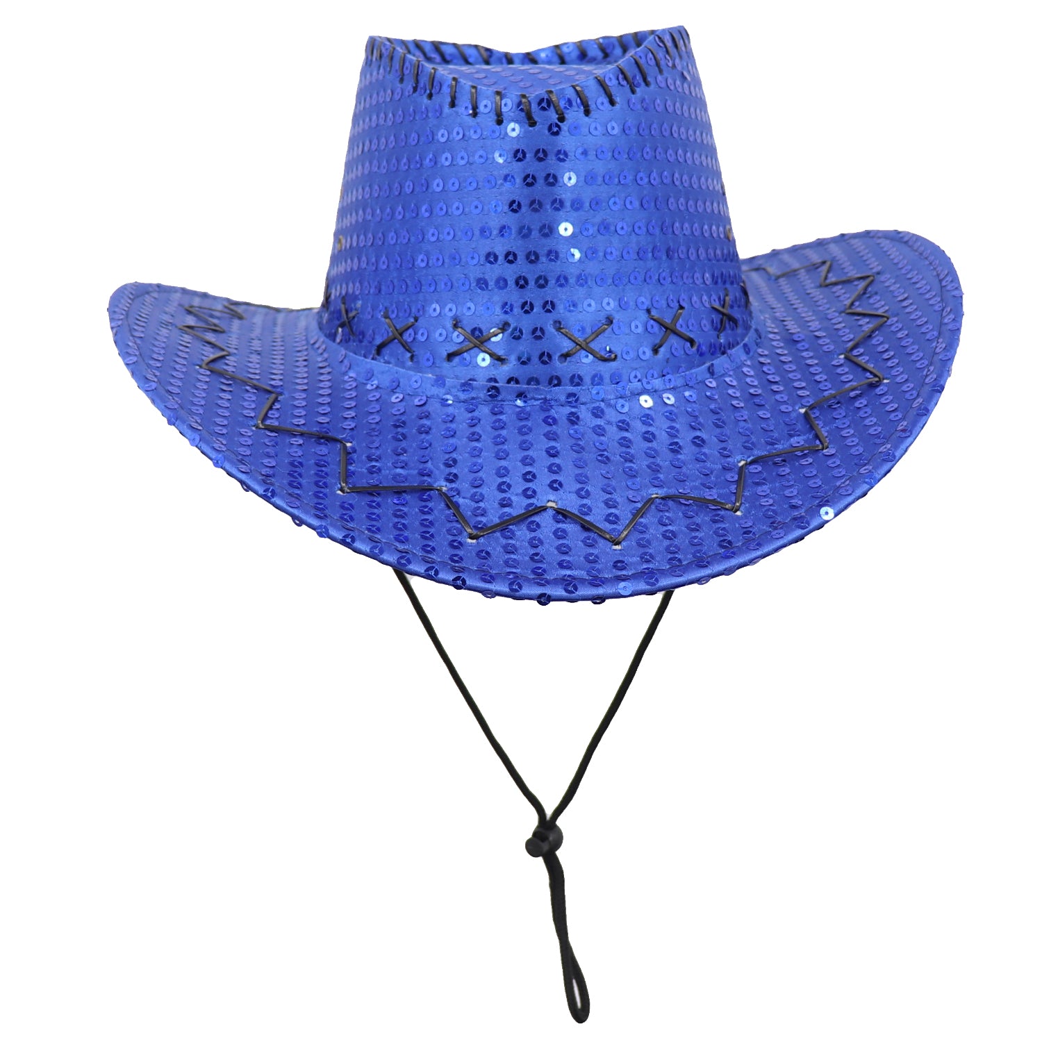 Sequin Cowboy Hat Glitter Cap Western Trilby Shiny Cowgirl Dress Up Party