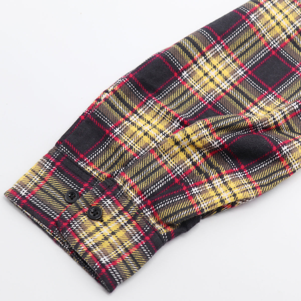 Men's 100% Cotton Flannelette Shirt Long Sleeve Plaid Check Flannel w Pockets