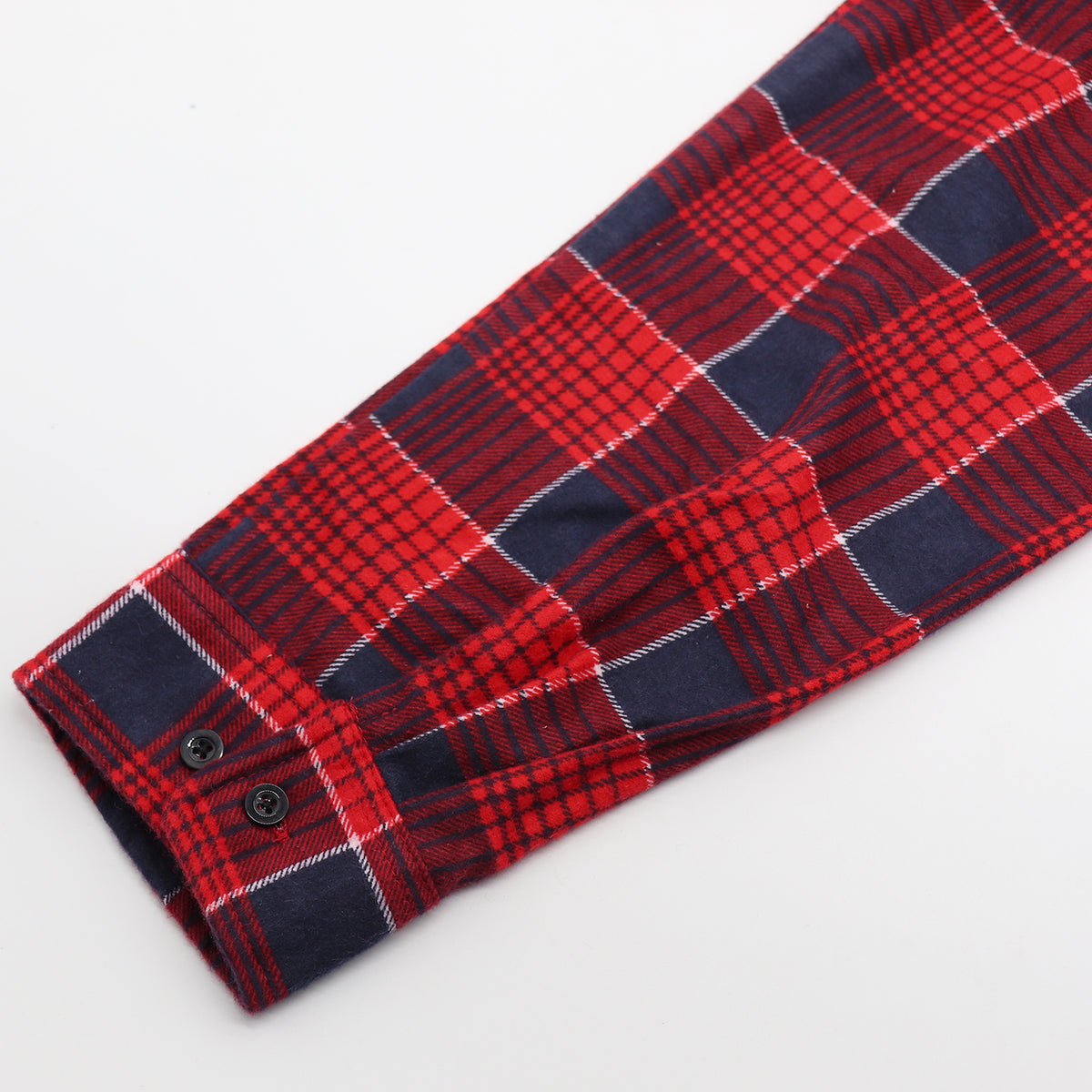 Men's 100% Cotton Flannelette Shirt Long Sleeve Plaid Check Flannel w Pockets