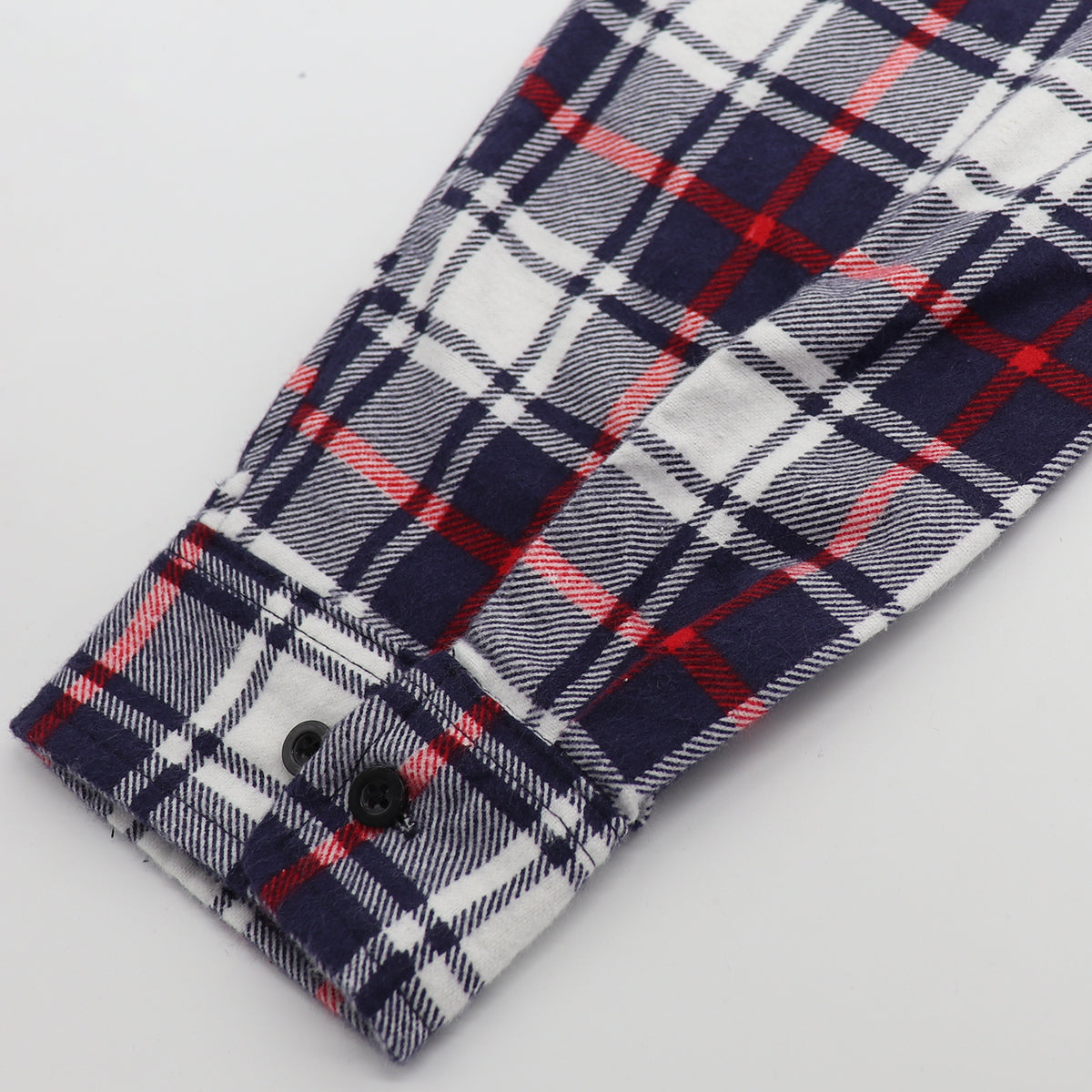 Men's 100% Cotton Flannelette Shirt Long Sleeve Plaid Check Flannel w Pockets
