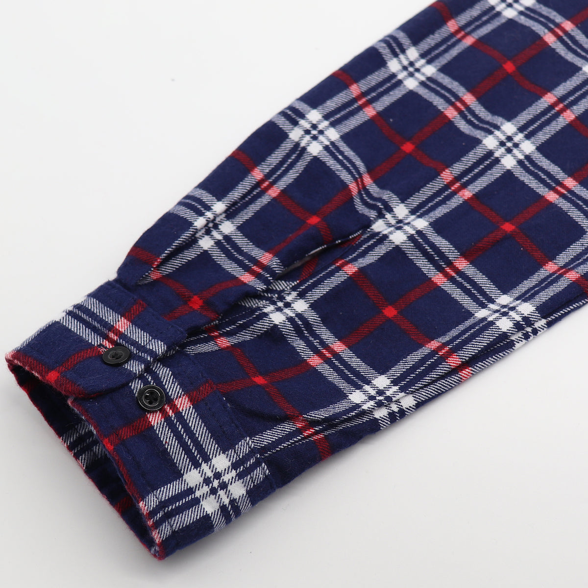 Men's 100% Cotton Flannelette Shirt Long Sleeve Plaid Check Flannel w Pockets