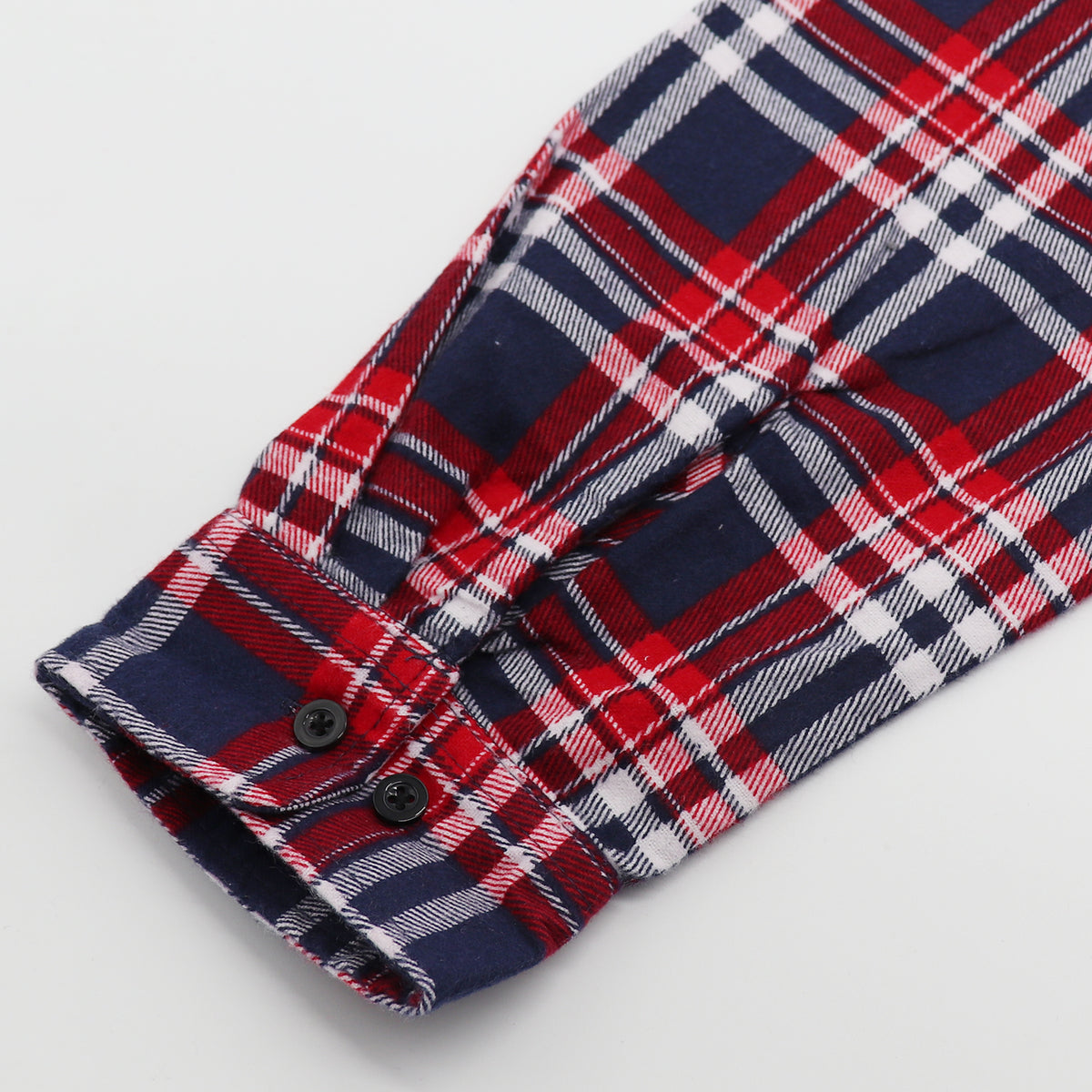 Men's 100% Cotton Flannelette Shirt Long Sleeve Plaid Check Flannel w Pockets