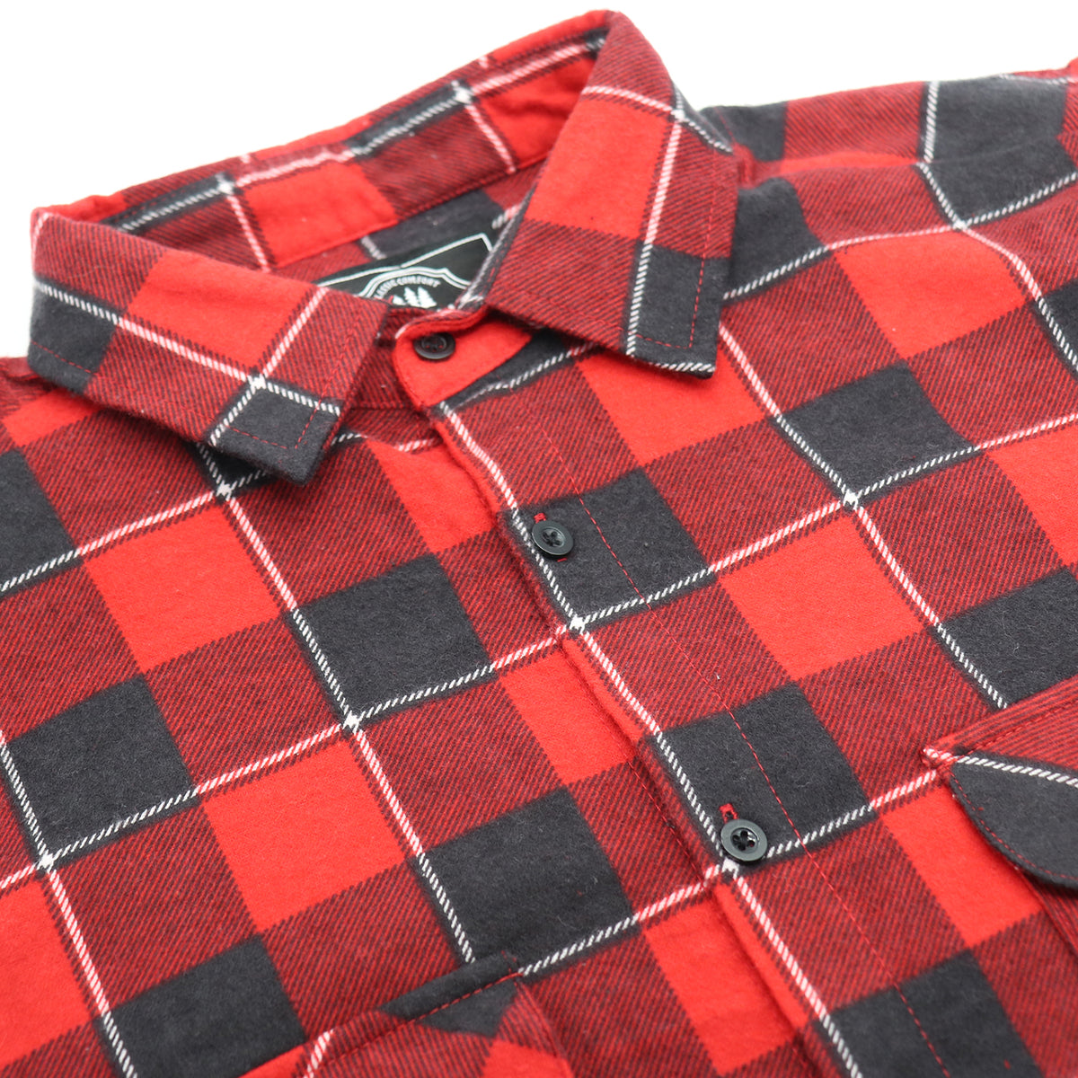 Men's 100% Cotton Flannelette Shirt Long Sleeve Plaid Check Flannel w Pockets