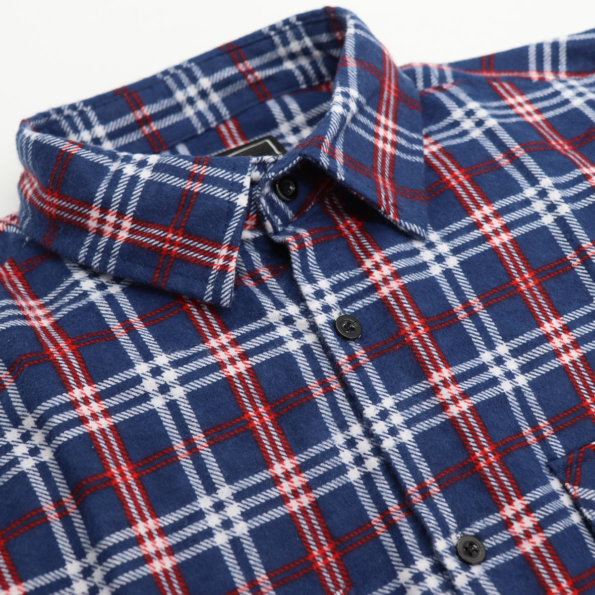 Men's 100% Cotton Flannelette Shirt Long Sleeve Plaid Check Flannel w Pockets
