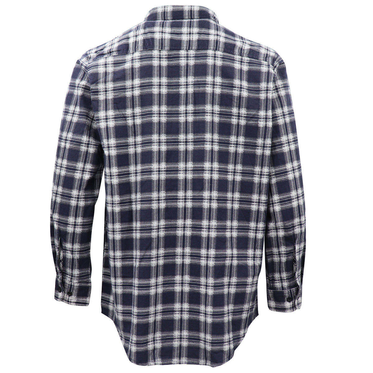 Men's 100% Cotton Flannelette Shirt Long Sleeve Plaid Check Flannel w Pockets