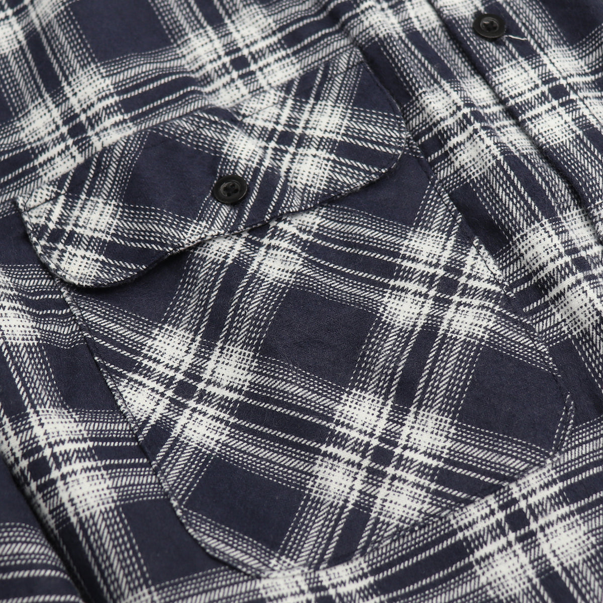 Men's 100% Cotton Flannelette Shirt Long Sleeve Plaid Check Flannel w Pockets