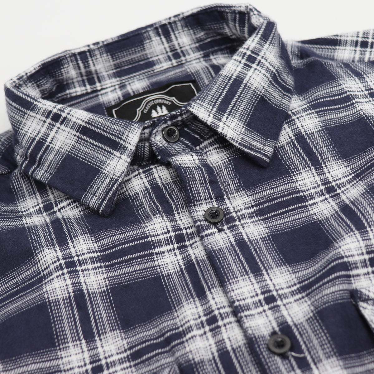 Men's 100% Cotton Flannelette Shirt Long Sleeve Plaid Check Flannel w Pockets