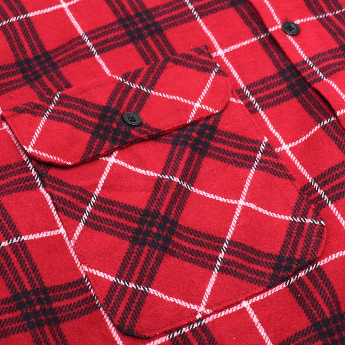 Men's 100% Cotton Flannelette Shirt Long Sleeve Plaid Check Flannel w Pockets