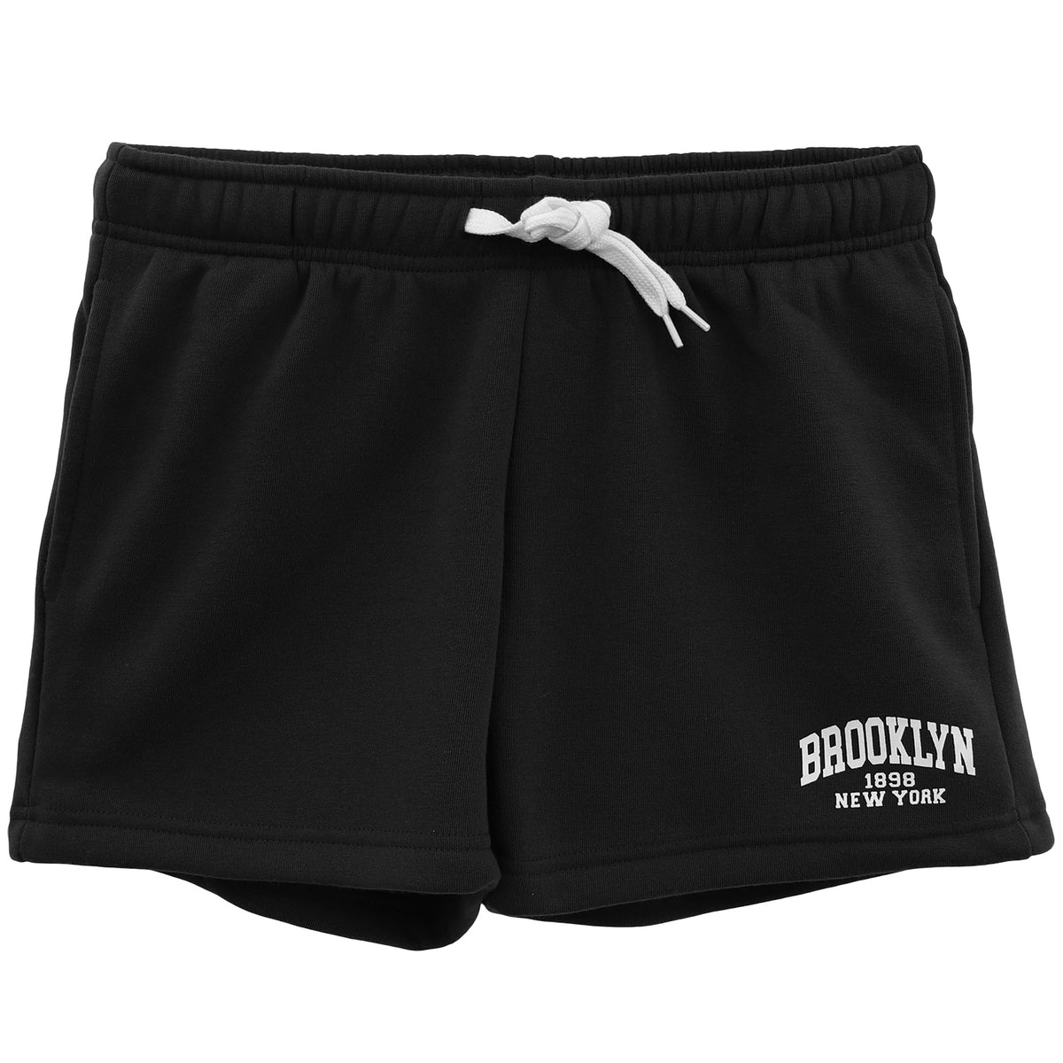 Women's Casual Fleece Shorts Sweat Athletic Track Pants w Elastic Wasit