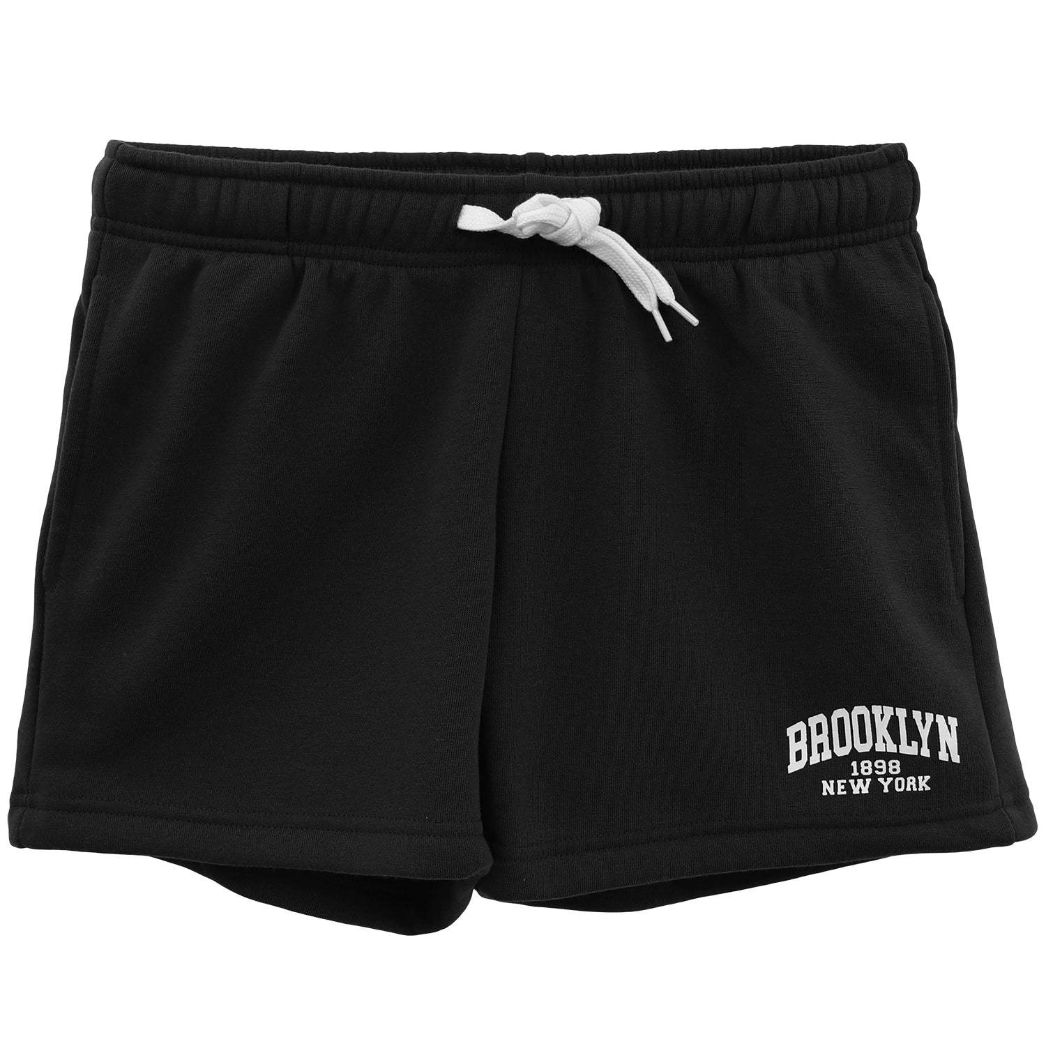 Women's Casual Fleece Shorts Sweat Athletic Track Pants w Elastic Wasit