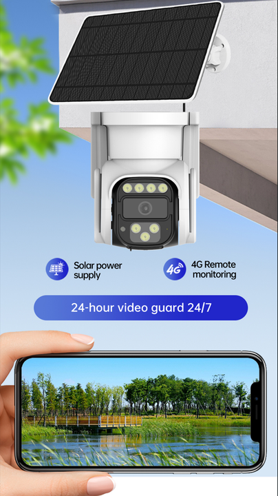 BUNA Solar Powered Security Camera