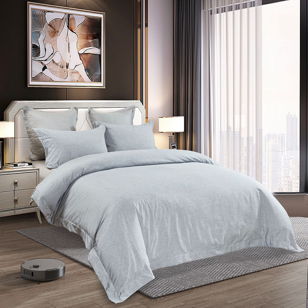 Tailored Super Soft Quilt Cover Set - Queen - V493-AQ-23