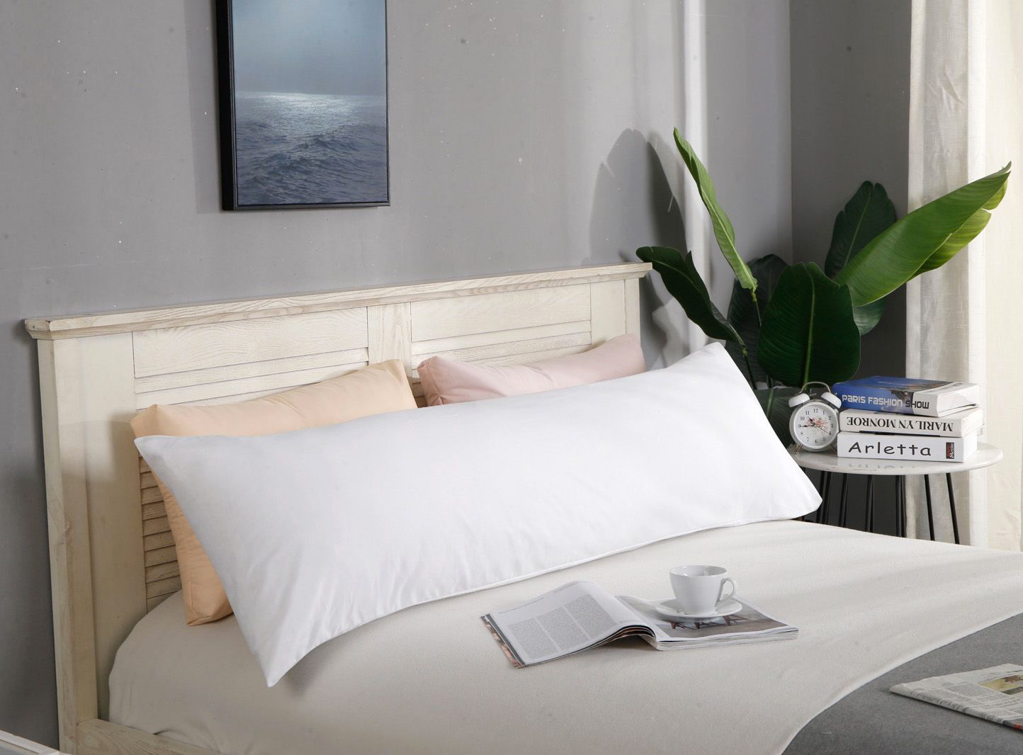 1000TC Ultra Soft Body Pillowcase - White