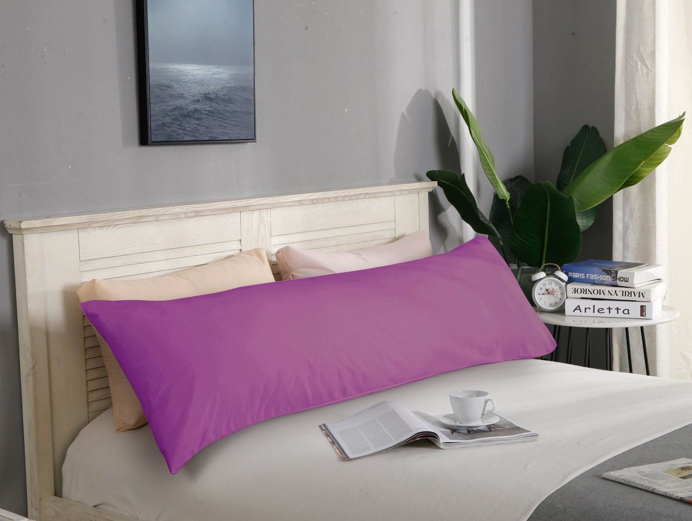 1000TC Ultra Soft Body Pillowcase - Purple
