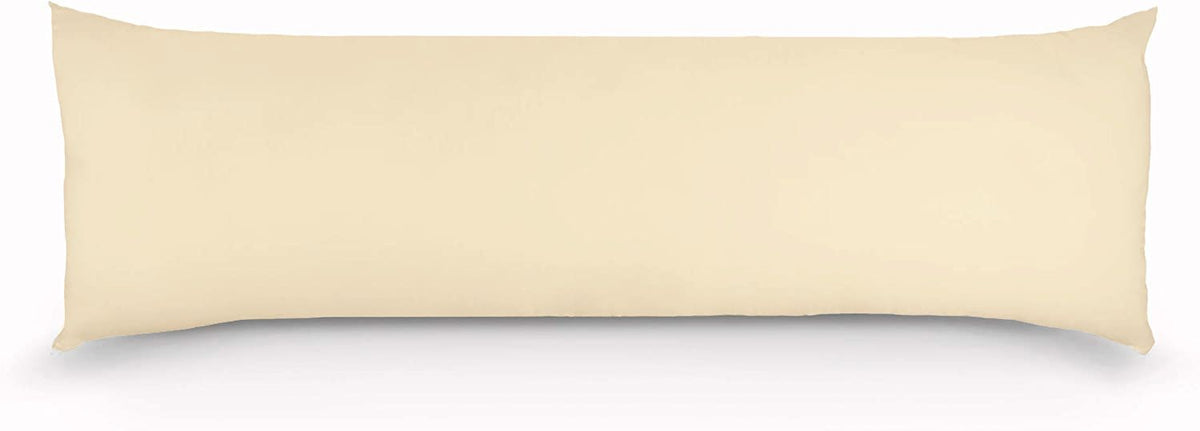 1000TC Ultra Soft Body Pillowcase - Yellow Cream