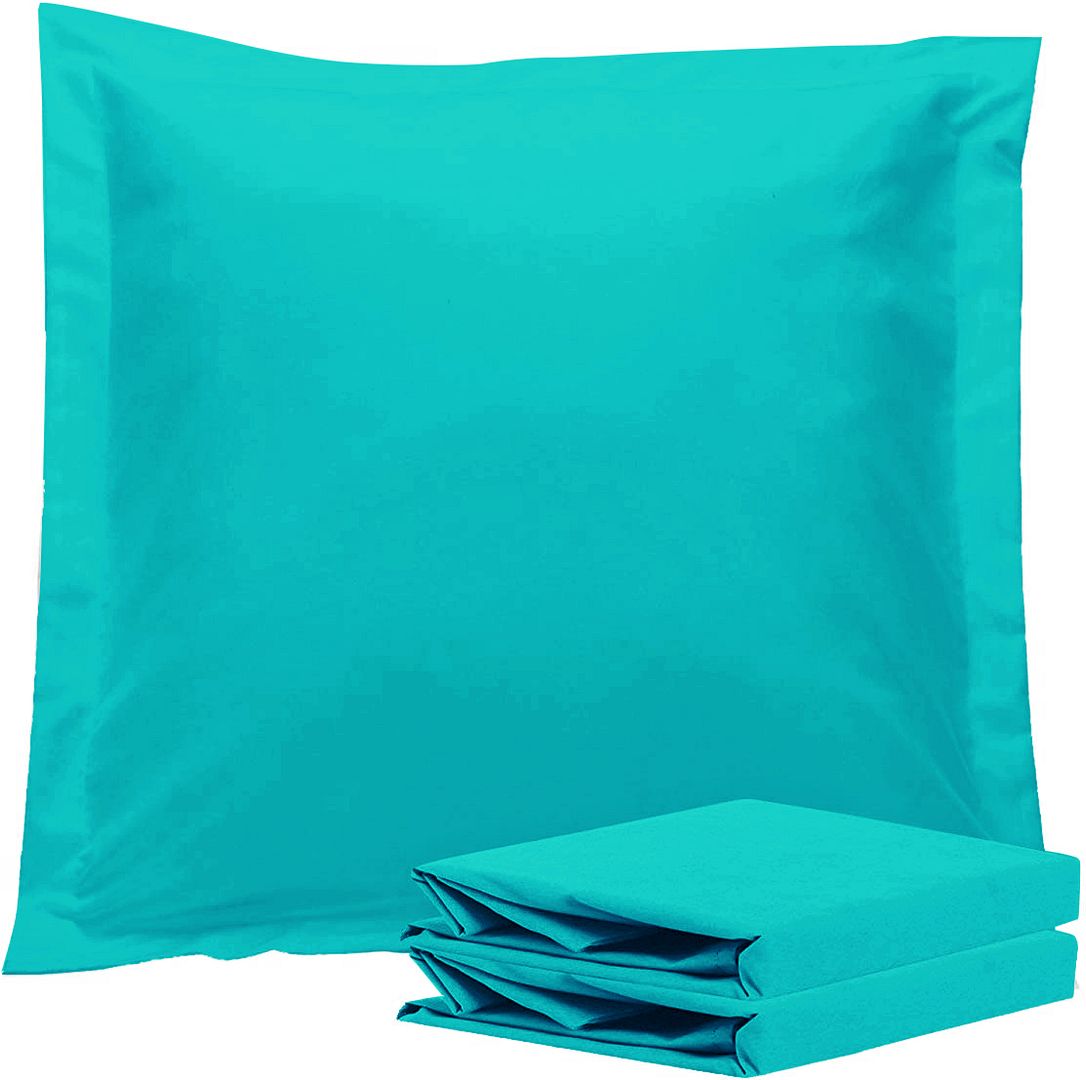 1000TC Ultra Soft European Pillowcases 2 - Pack Teal