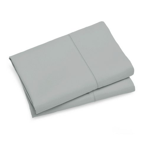 1000TC Ultra Soft Standrad size Pillowcases 2 - Pack - Grey