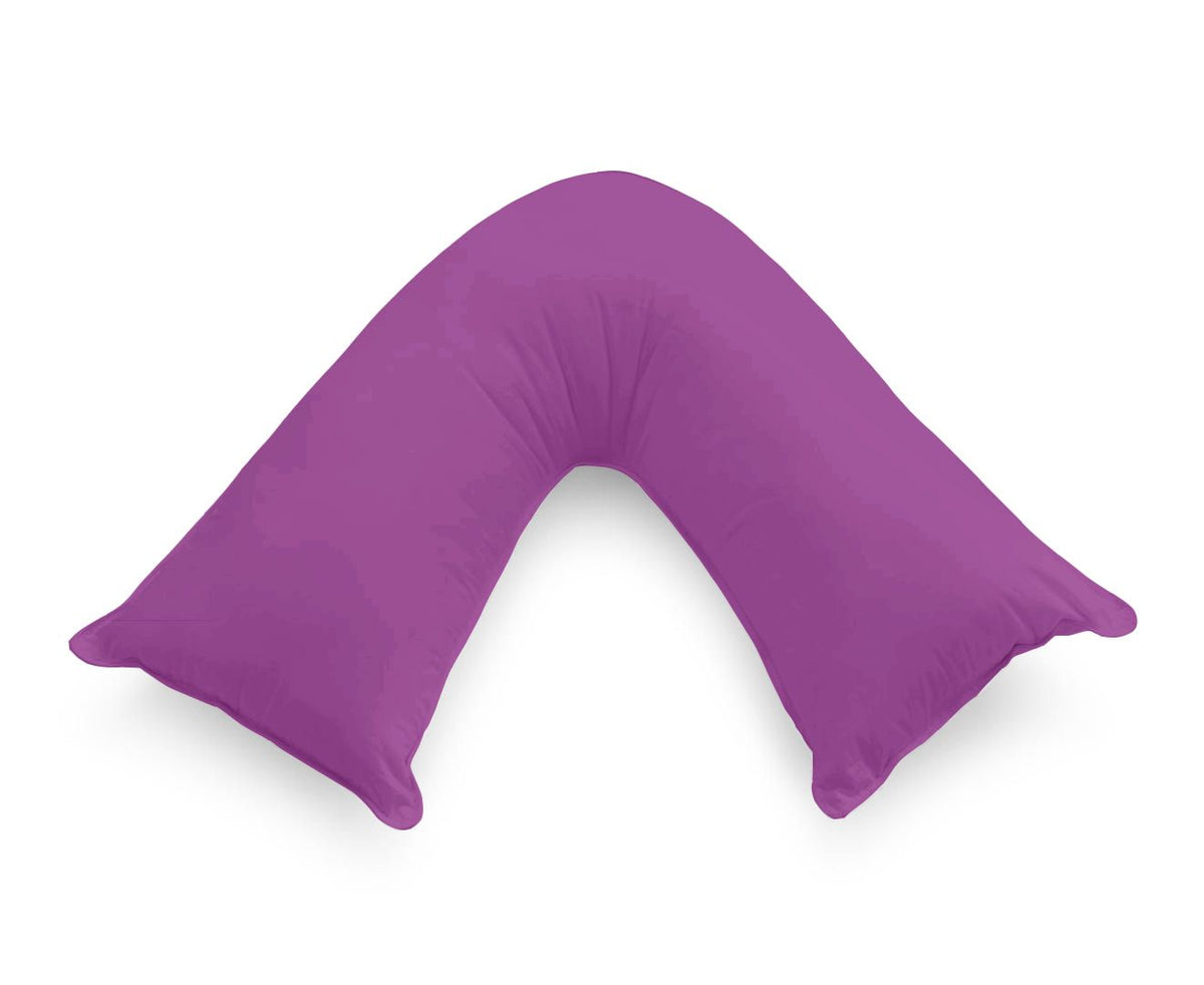 1000TC Ultra Soft V SHAPE Pillowcase - Purple