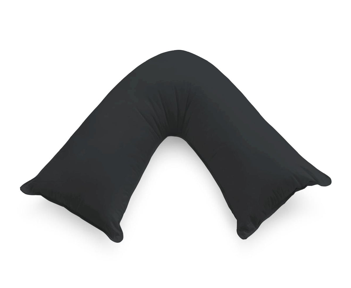 1000TC Ultra Soft V SHAPE Pillowcase - Black