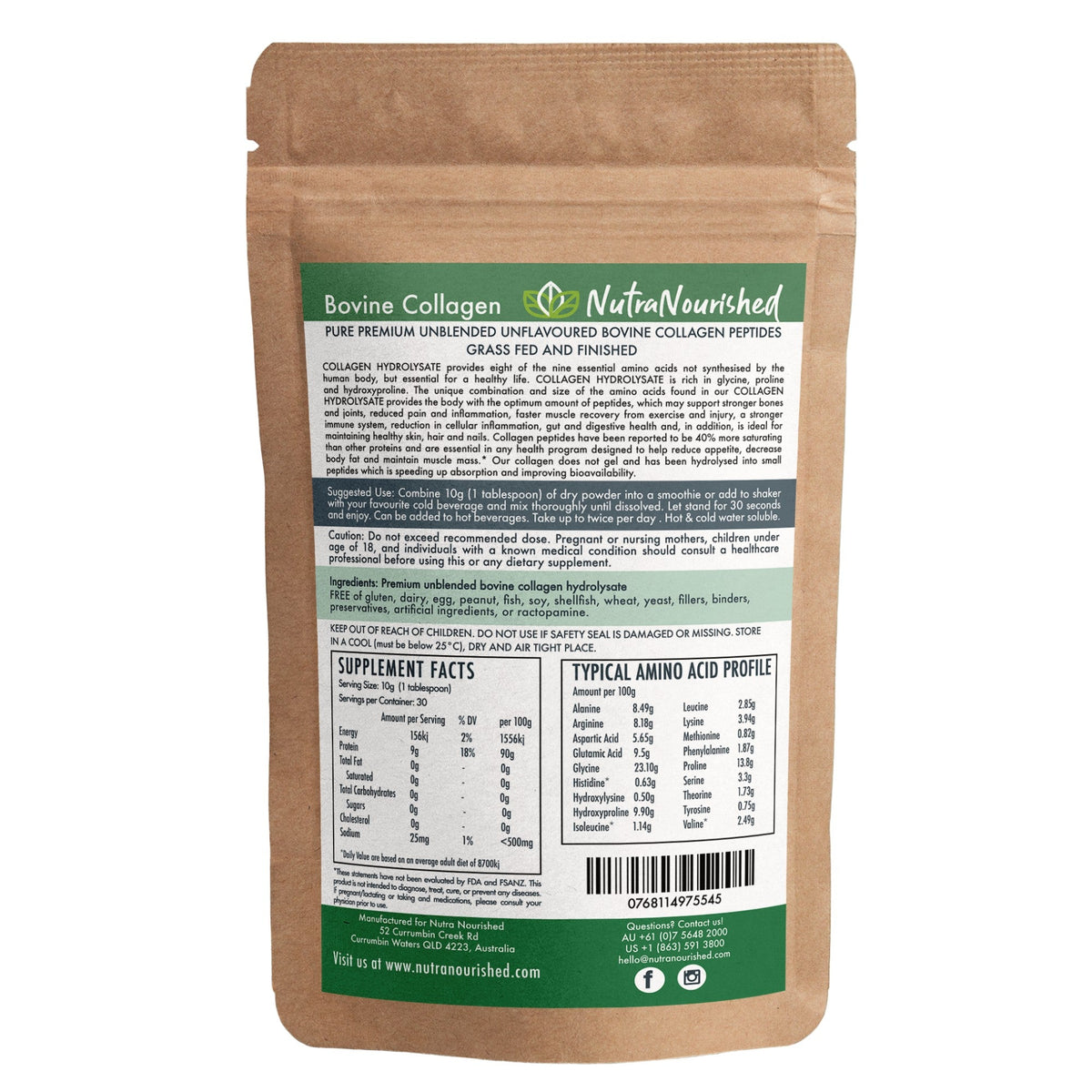Collagen Powder Tasteless & Unflavoured - 300g