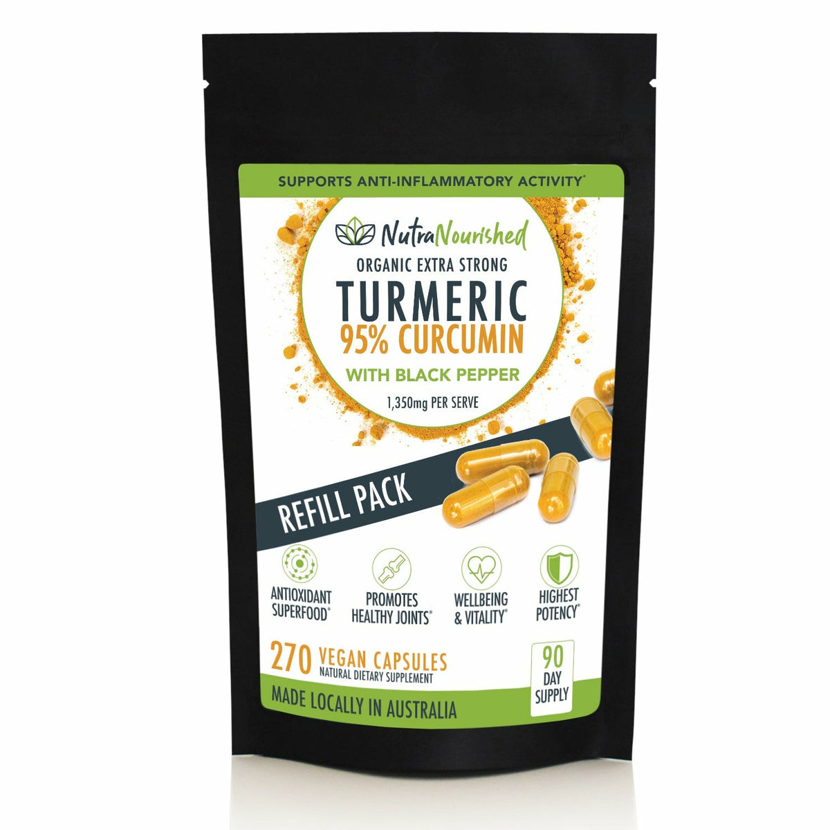 REFILL BAG - V497-CURCUMIN-CAPS-270-REFILL