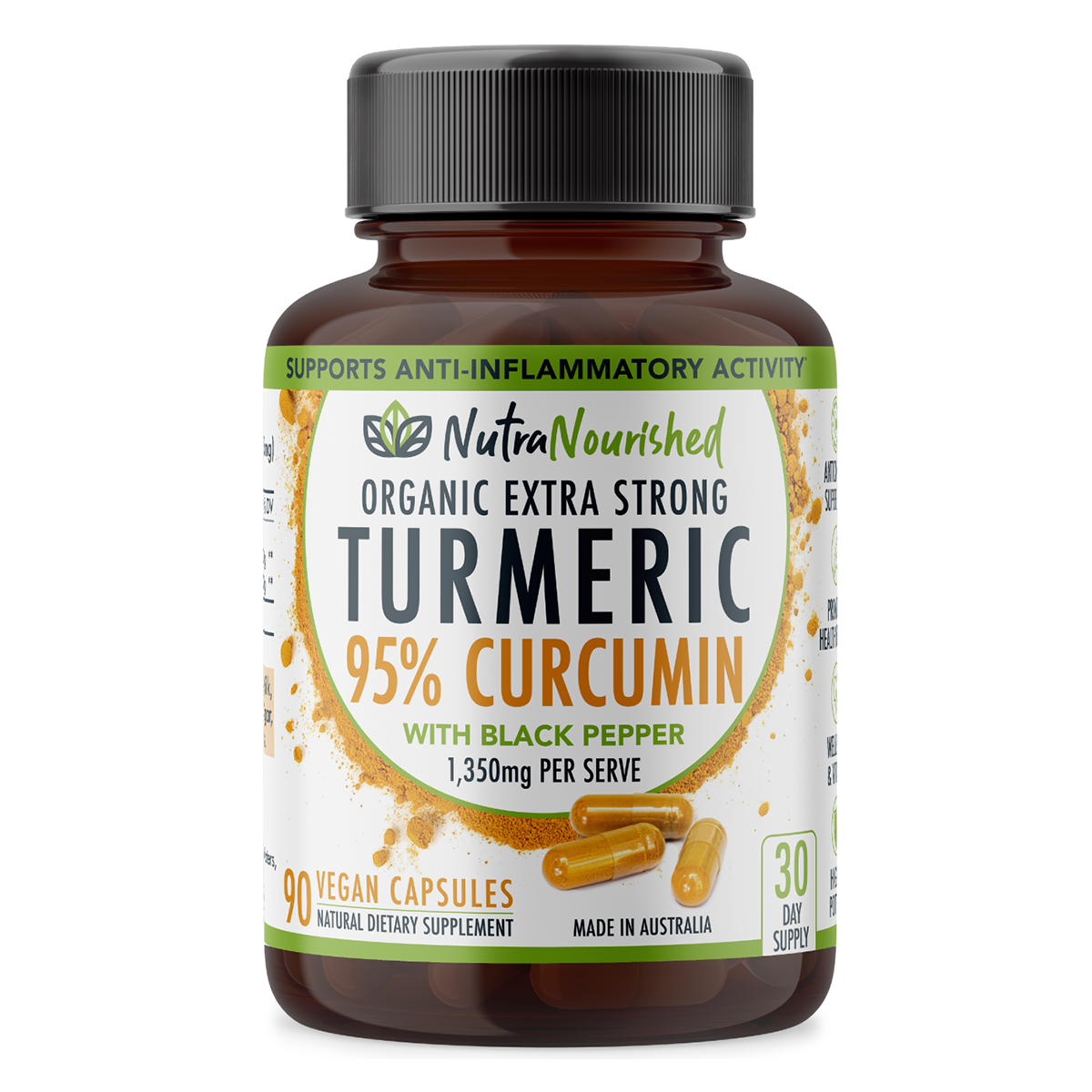Curcumin Tablets - V497-CURCUMIN-CAPS-90-FBM