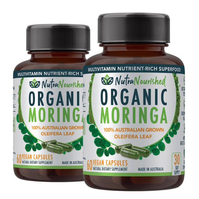 VALUE BUNDLE: Organic Pure Grown - 2 x 60 Vegan Capsules (2 Months Supply)