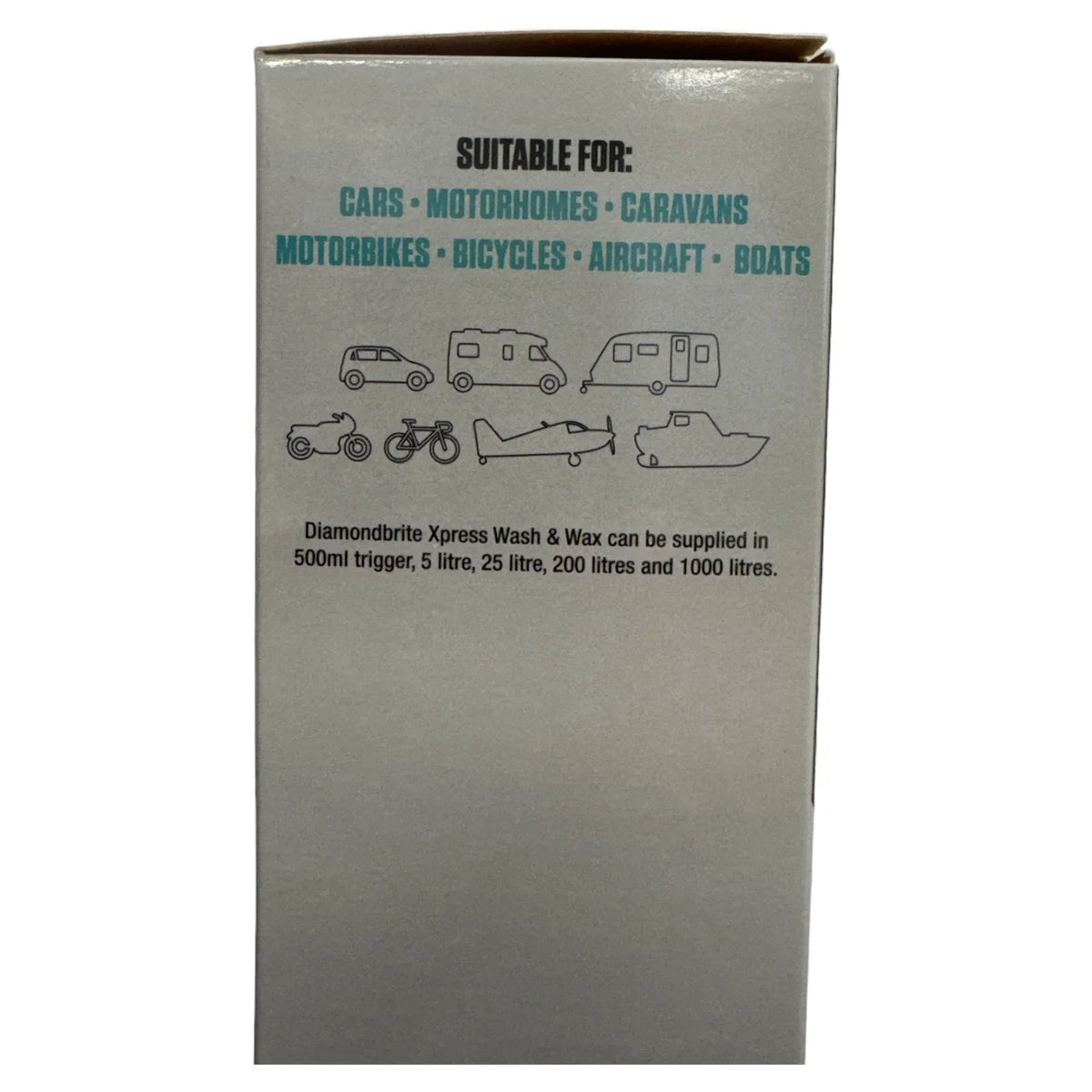 Xpress Water Less Wash & Wax Pack - 500ml + 2X Microfibre cloths - Made in UK