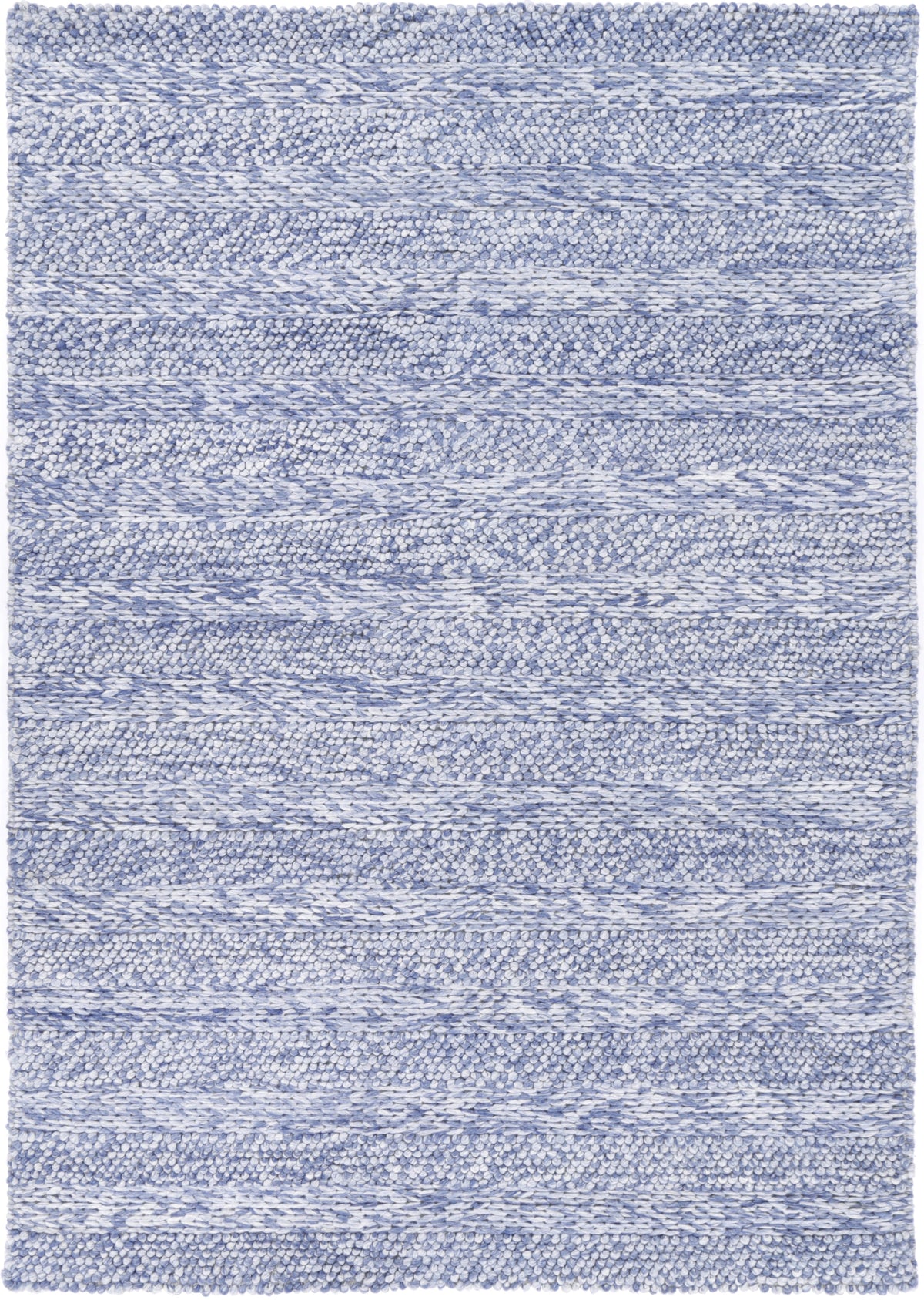 Harlow Ringlets Blue Wool Blend Rug 160x230