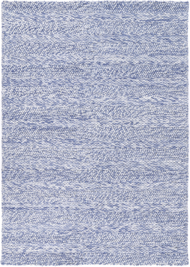 Harlow Ringlets Blue Wool Blend Rug 200x290