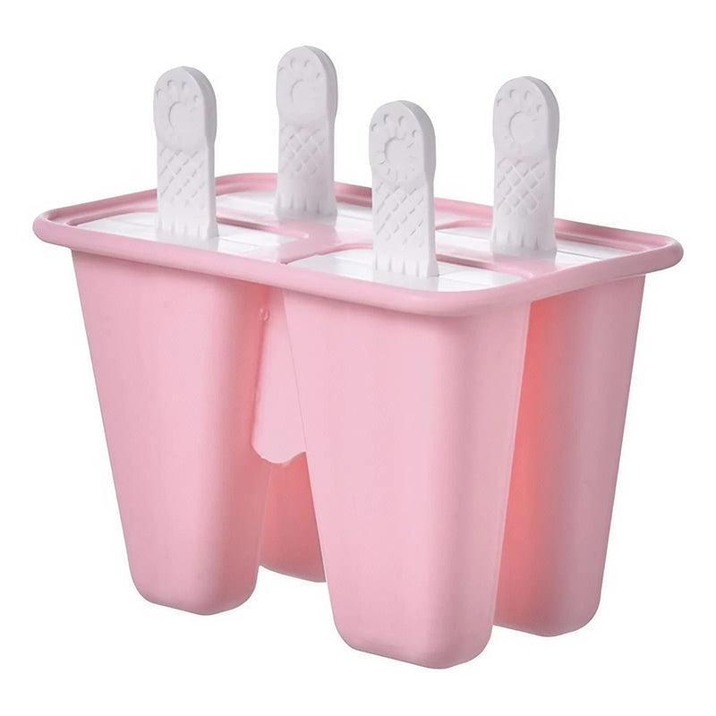Silicone Ice Cream Mould Block Frozen Molds Icy Pole Jelly Popsicle - Green-10Grid
