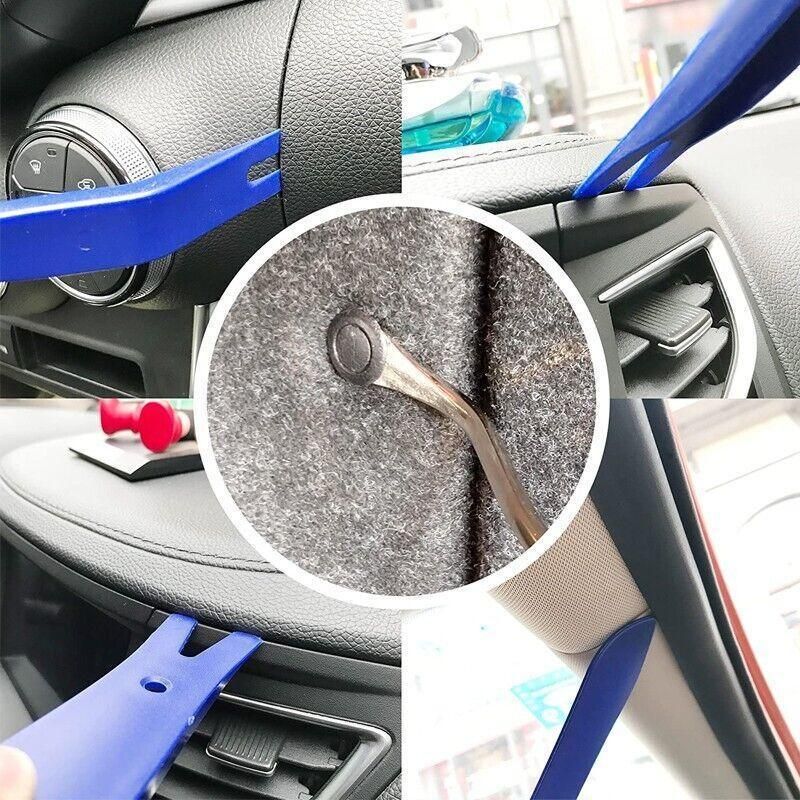 12Pcs Car Trim Removal Tool Auto Hand Tools Pry Bar Dash Panel Door Interior Kit