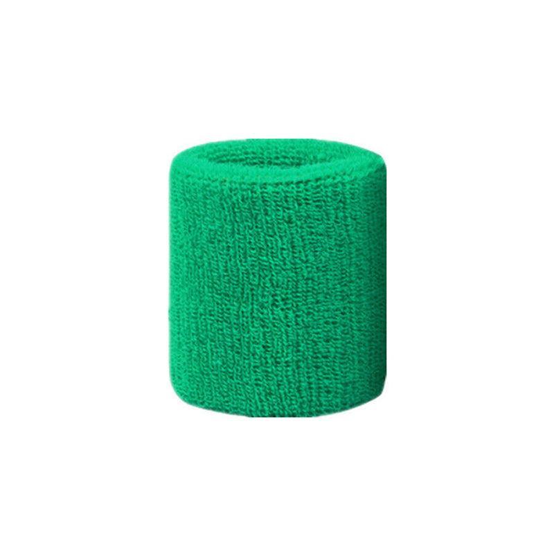 Sport Cotton Wristband Wrist Band Sweatband Sweat Training Tennis Gym Yoga - Grey