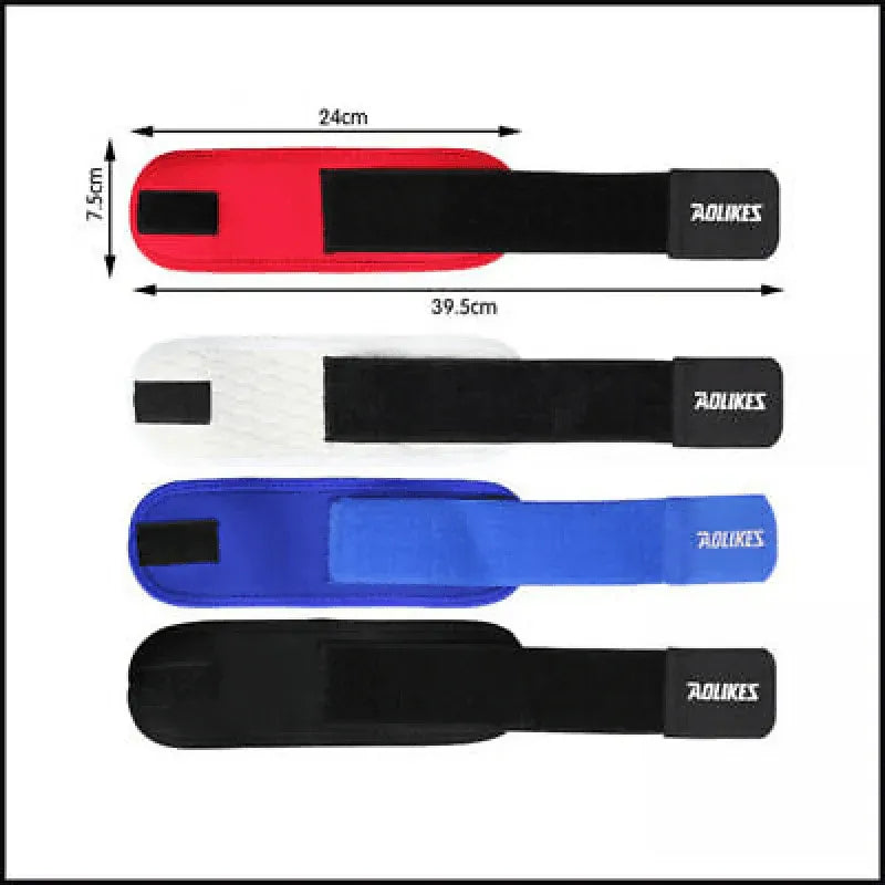Aolikes Adjustable Sports Gym Wrist Support Brace Wrap Band Wristband Strap Au - Blue