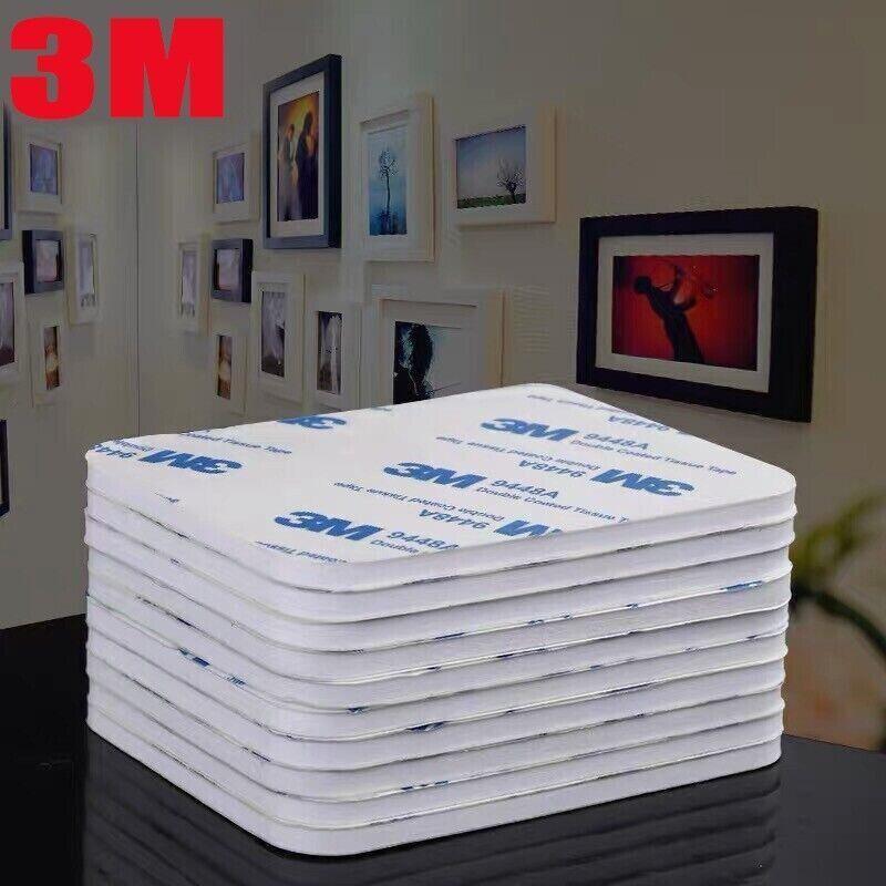 Round 40 x 3mm 3M Double Sided Foam Sticker Tape Side Wall Car Self Adhesive Pads - 4pcs