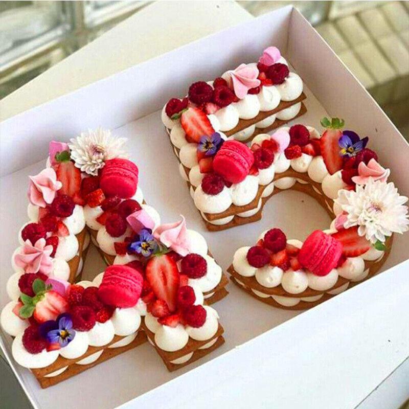 10 Inch Silicone Number Cake Mould Birthday Baking Pan Fondant Tools - 4