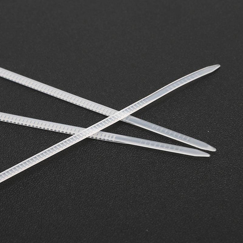 250-1000X Cable Ties Zip Ties Nylon Uv Stabilised Bulk White Clear Cable Tie - 4*200mm 500 PCS