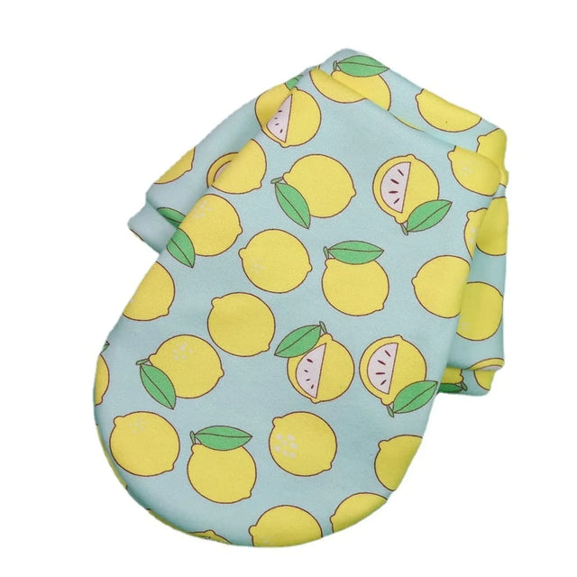 L Size Cute Pet Dog Warm Jumper Sweater Clothes Puppy Cat Knitwear Knitted Coats Winter - Green Lemon