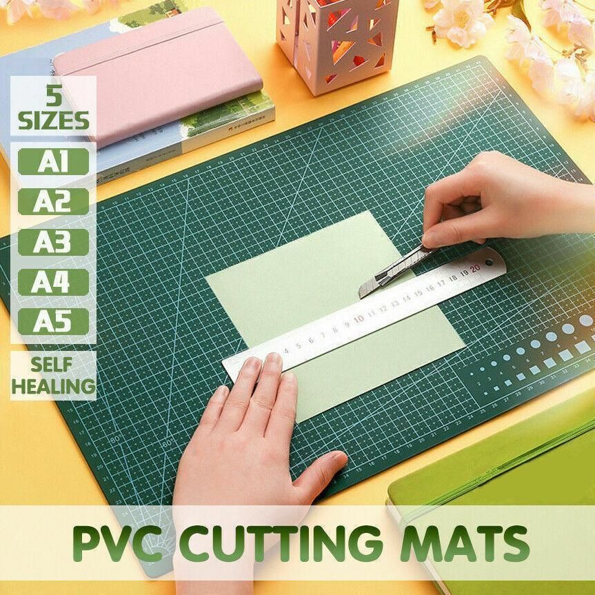Junesix A1 A2 A3 A4 A5 Pvc Cutting Mat Durable Diy Self Healing Engraving Pad Au - A5