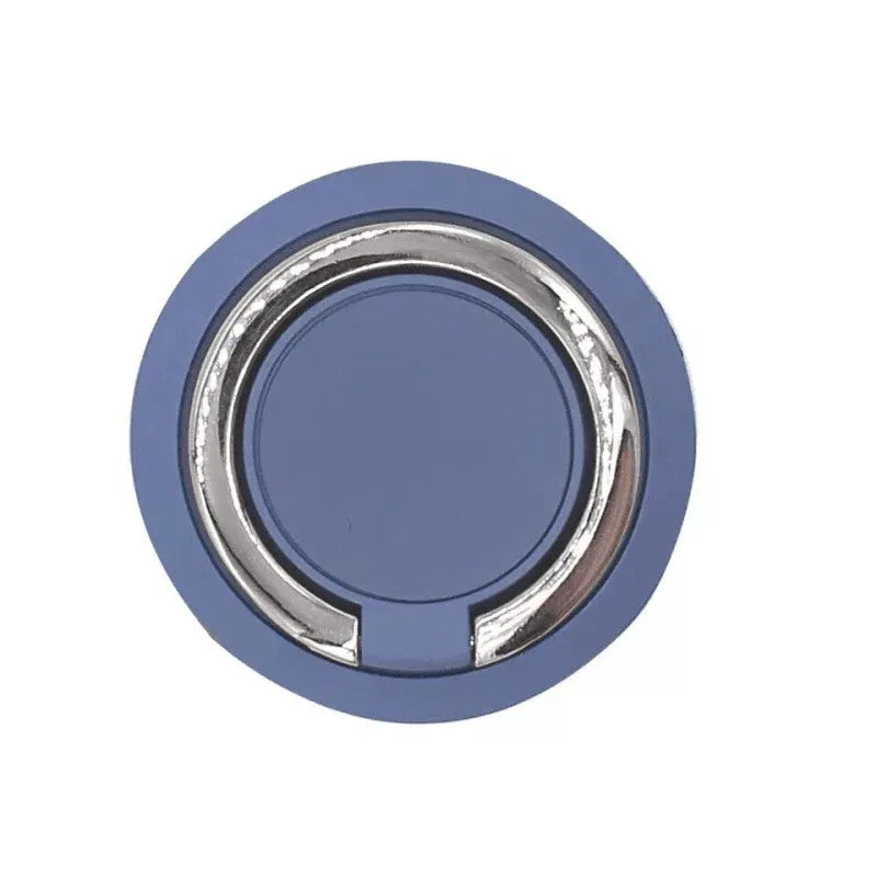 Iring Phone Ring Finger Holder Stand Car Mount Hook For Iphone Ipad Mobile Grip - B3- Blue Grey