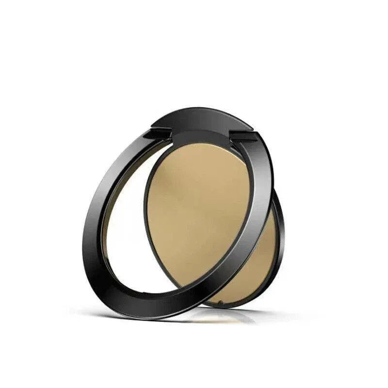 Iring Phone Ring Finger Holder Stand Car Mount Hook For Iphone Ipad Mobile Grip - E- Gold